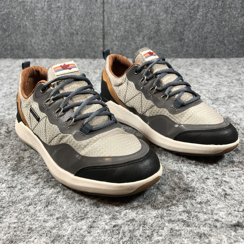 Cobb Hill Shoes‎ Womens Size 8 Gray Fabric Waterproof Lace Up Sneakers CI6400